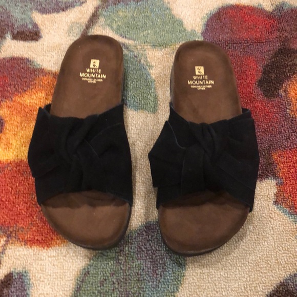 Boho chic flat suede sandals - Picture 2 of 5